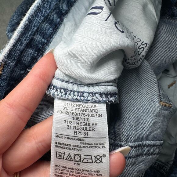 GAP Women’s 90s Loose Mid Rise Indigo Jeans Size 31 Regular - Picture 9 of 11